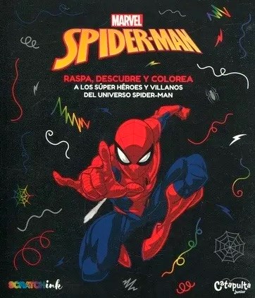 Spiderman : Raspa , Descubre Y Colorea