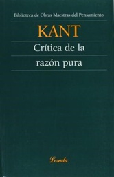 [Kant - Losada] Critica de la razon pura